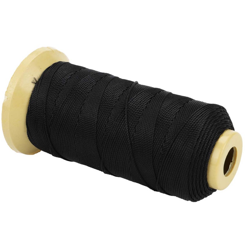 McFanBe 656 Feet Twisted Nylon Line Twine String Cord for Gardening Marking DIY Projects Crafting Masonry (Black, 1mm-656 feet) - Image 2